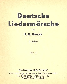 Deutsche Liedermärsche Band 2: