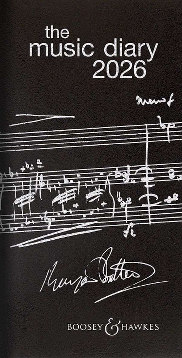 Music Diary 2026 black