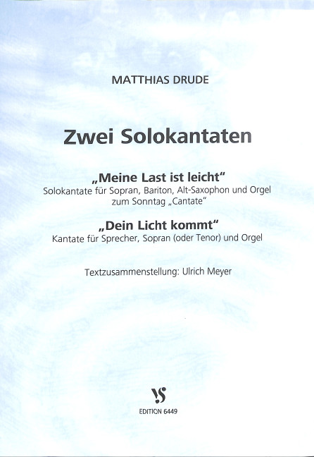 2 Solokantaten für 2 Stimmen und Instrument(e)