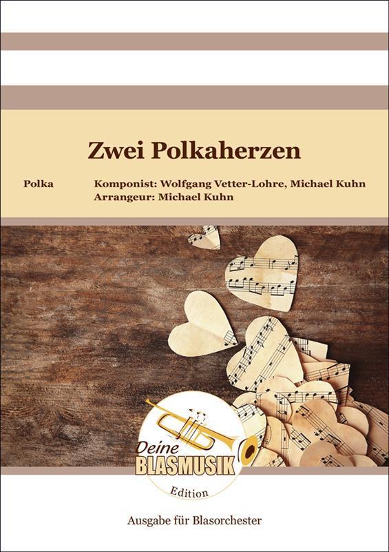 Zwei Polkaherzen