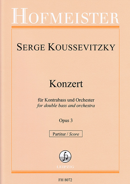 Konzert für Kontrabass und Orchester, Opus 3