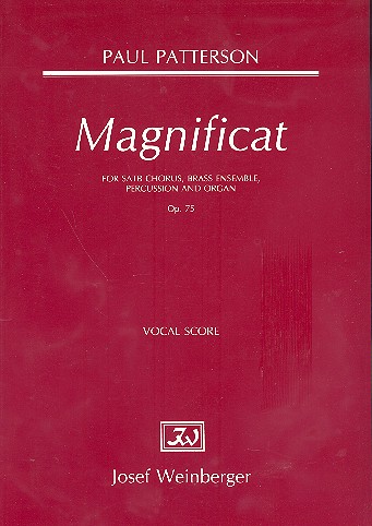 Magnificat op.75 for mixed chorus,