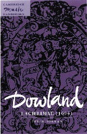 Dowland: Lachrimae (1604)