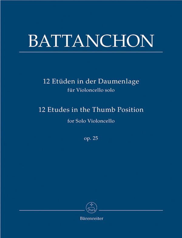 12 Etüden in der Daumenlage op.25