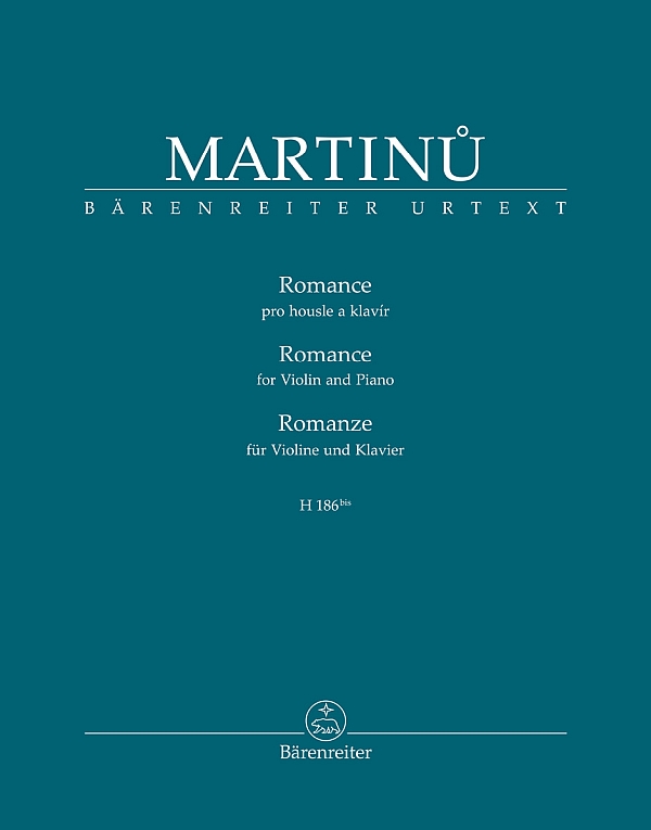Romanze für Violine und Klavier H 186bis
