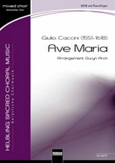 Ave Maria für gem Chor und Klavier (Orgel)