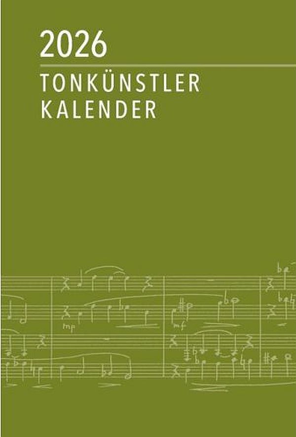 Tonkünstler-Kalender 2026