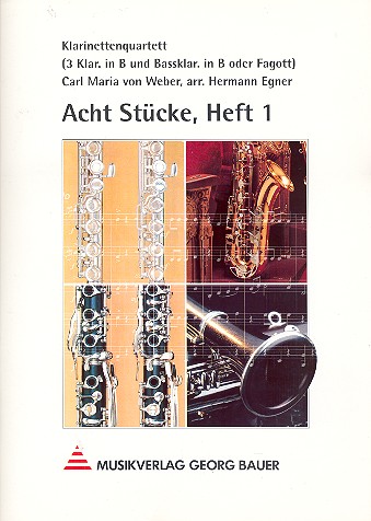 8 Stücke Band 1 für 3 Klarinetten und