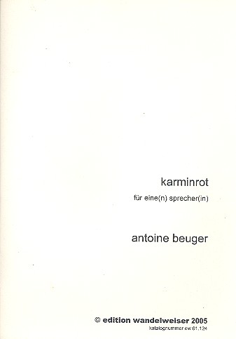 Karminrot für Sprecher