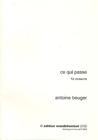 Ce qui passe für Posaune