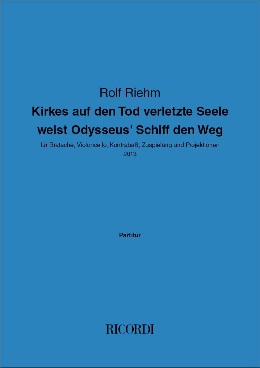 Kirkes auf den Tod verletzte Seele weist Odysseus'