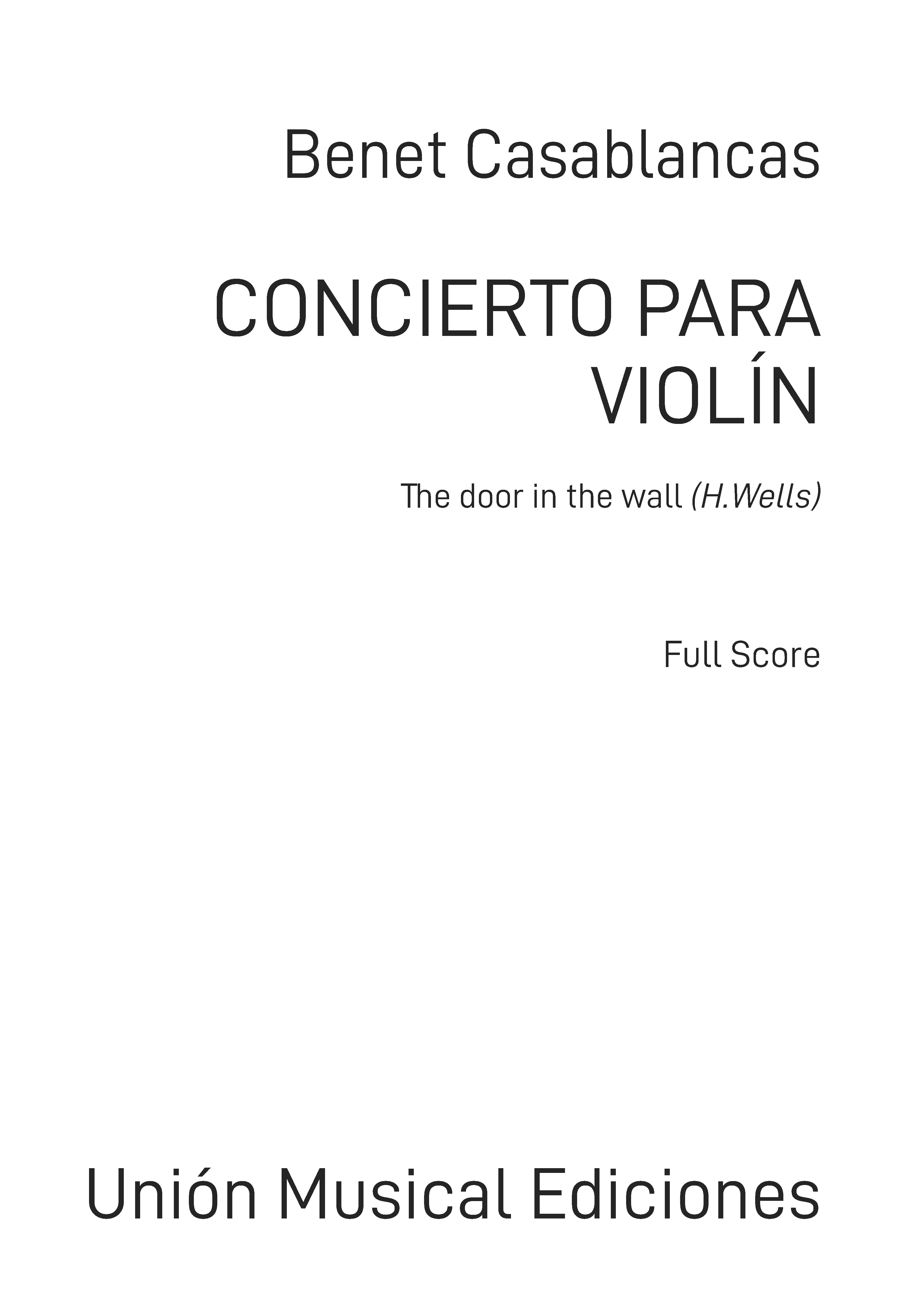Concierto para Violín - The door in the wall