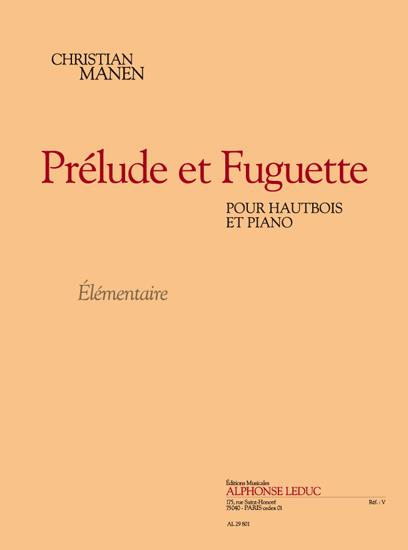 Prélude et fuguette pour hautbois et piano