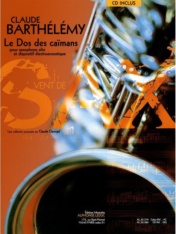 Le dos des caimans (+CD) pour saxophone alto
