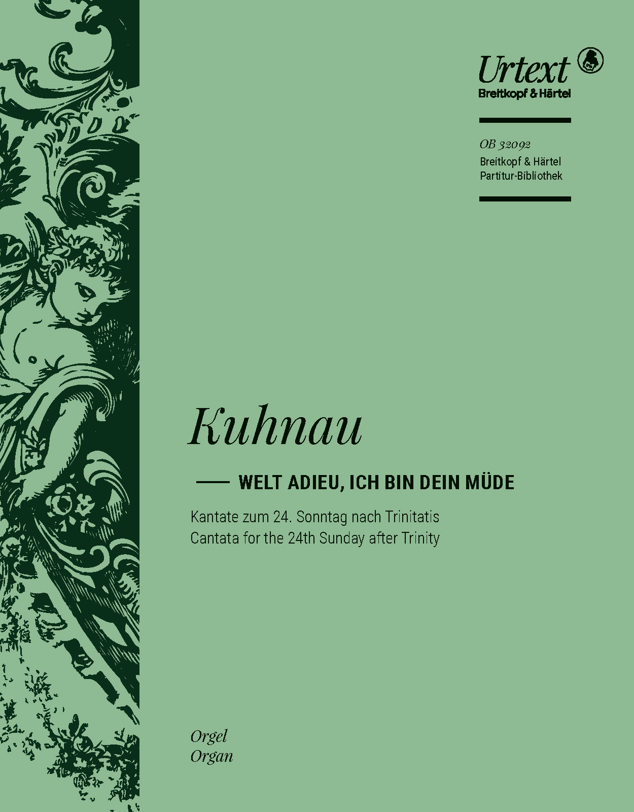 Welt adieu, ich bin dein müde