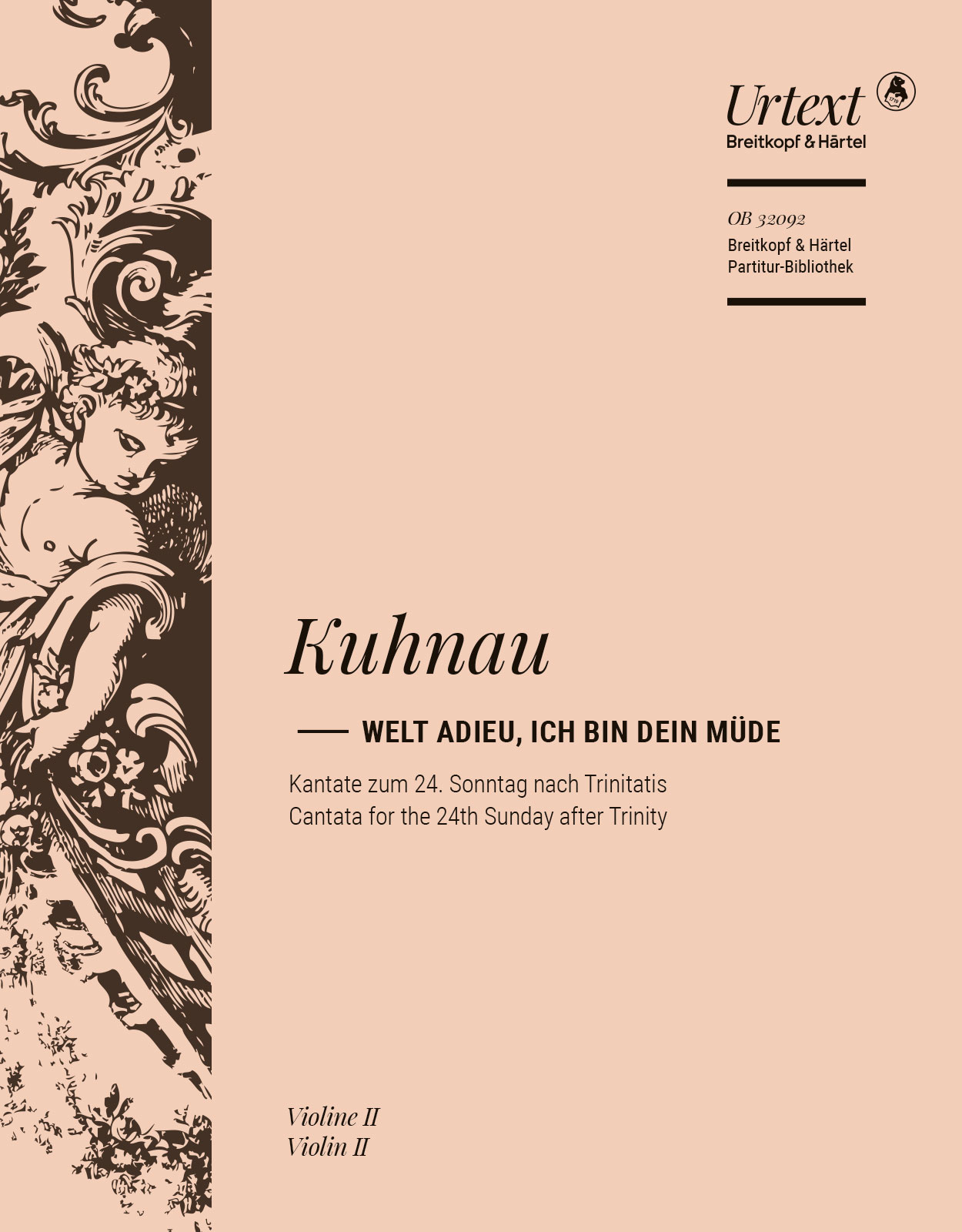 Welt adieu, ich bin dein müde