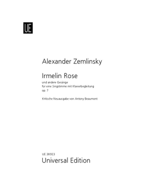 Irmelin Rose und andere Gesänge op. 7