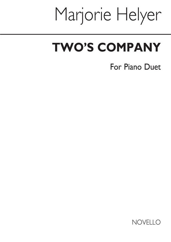 Two's Company for piano 4 hands