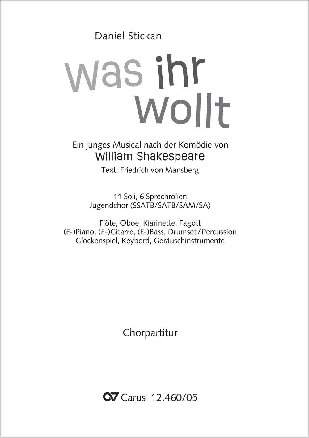 Was ihr wollt