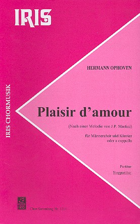 Plaisir d'amour für Männerchor und Klavier