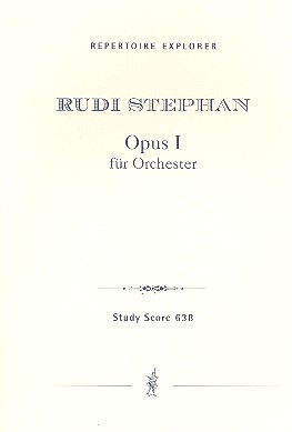 Opus 1 für Orchester