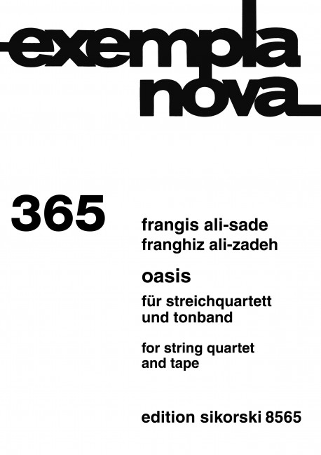 Oasis für Streichquartett und Tonband