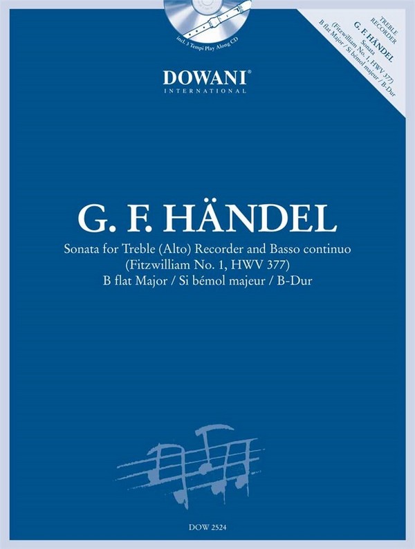 Sonate B-Dur HWV377 (+CD)