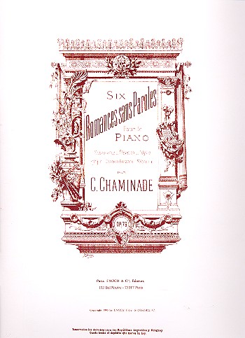 6 Romances sans Paroles op.76