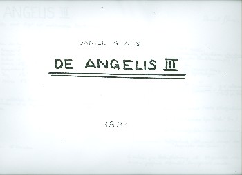 De Angelis III für Flöte und Orgel mit