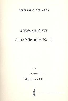 Suite miniature no.1 op.20 für Orchester