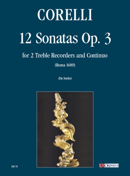12 Sonaten op.3 für 2 Altblockflöten und Bc