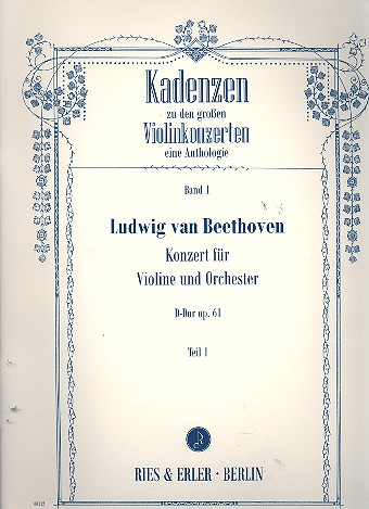 Kadenzen zu den großen Violinekonzerten