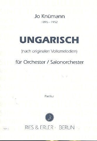 Ungarisch für Orchester (Salonorchester)
