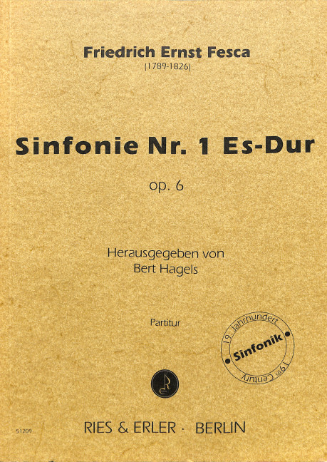 Sinfonie Es-Dur Nr.1 op.6 für Orchester