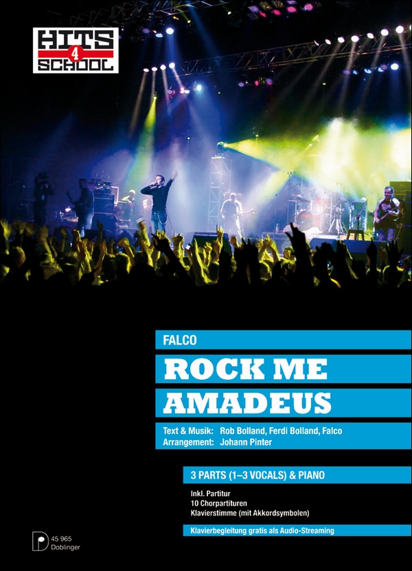 Rock me Amadeus für 1-3 Stimmen