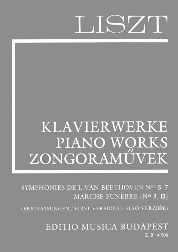 Klavierwerke - Supplement zu den Werken