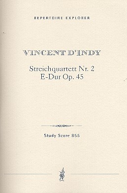 Streichquartett E-Dur Nr.2 op.45