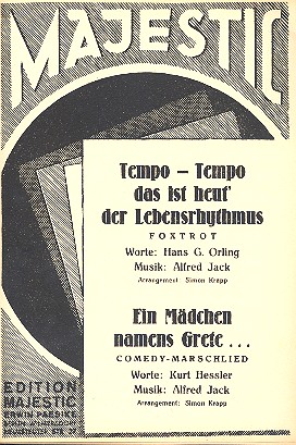 Tempo-Tempo das ist heut der