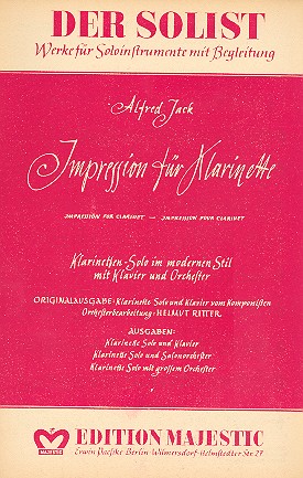 Impression für Klarinette