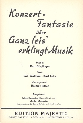 Ganz leis erklingt Musik: