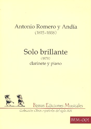 Solo Brillante para clarinete
