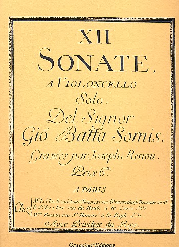12 sonate a violoncello solo