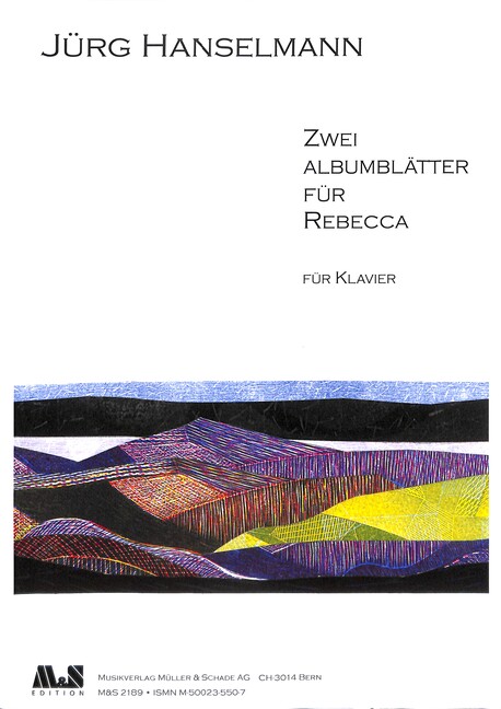 2 Albumblätter für Rebecca