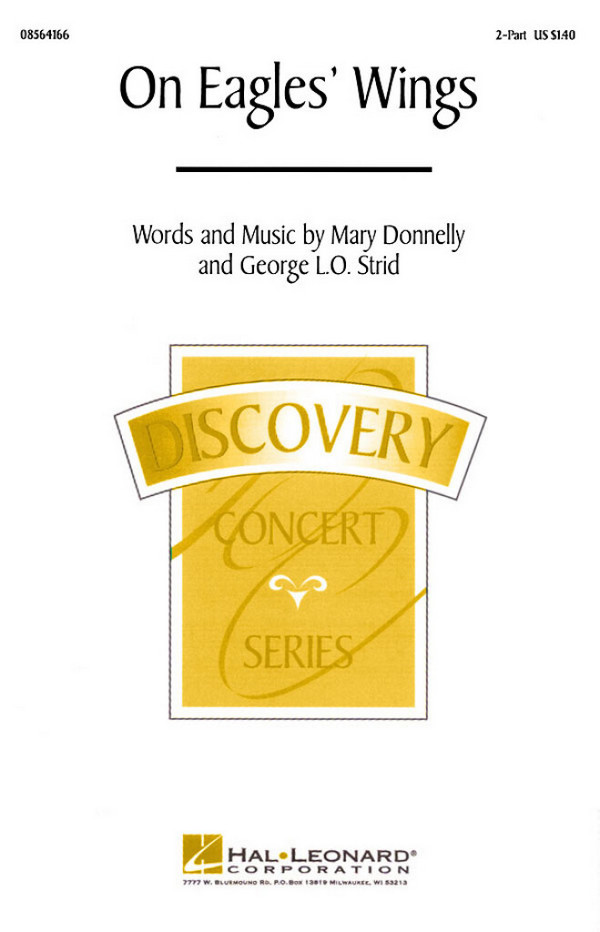 On Eagles' Wings for 2-part chorus