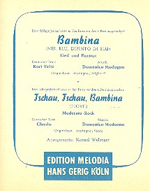 Bambina - Tschau, tschau Bambina: