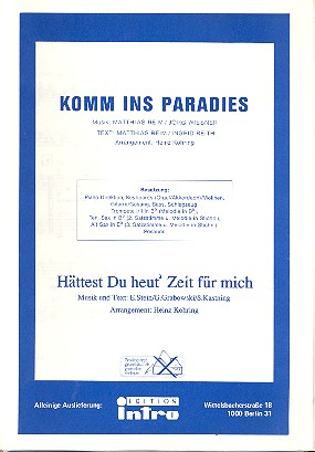 Komm ins Paradies  / Hättest du heut' Zeit für mich