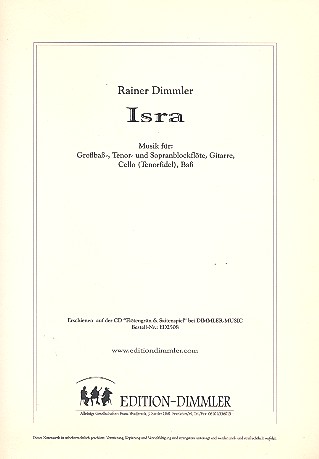 Isra für Blockflöte (ST GB), Gitarre,