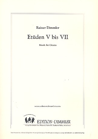 Etüden 5 bis 7
