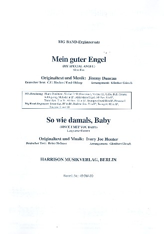 Mein guter Engel  und  So wie damals Baby:
