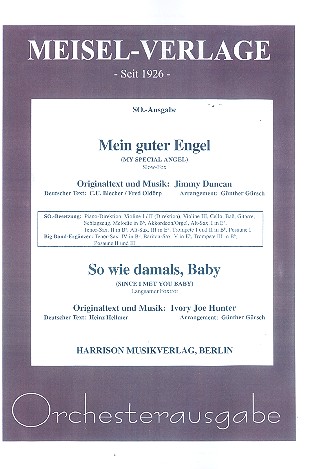 Mein guter Engel  und  So wie damals Baby: